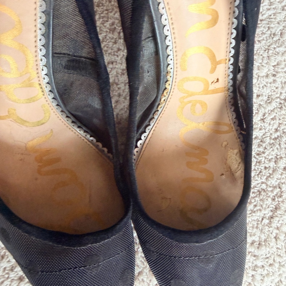 Polka Dot Mesh Sam Edelman stiletto - Picture 7 of 7